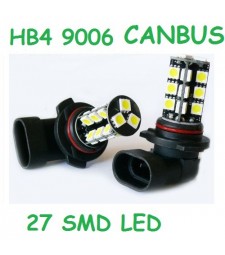 ​BOMBILLA HB4 9006 LED 27 SMD LED CANBUS.