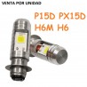 BOMBILLA LED P15D PX15D H6M H6 MOTO