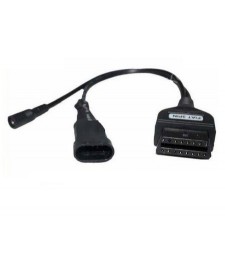 Cable Adaptador Fiat 3 pin ODB a OBD2 16 pin Diagnosis Diagnostico