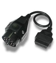Cable Adaptador BMW Redondo 20 pin OBD a OBD2 16 pin Bajo Capó