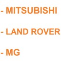 Mitsubishi - Land Rover - MG